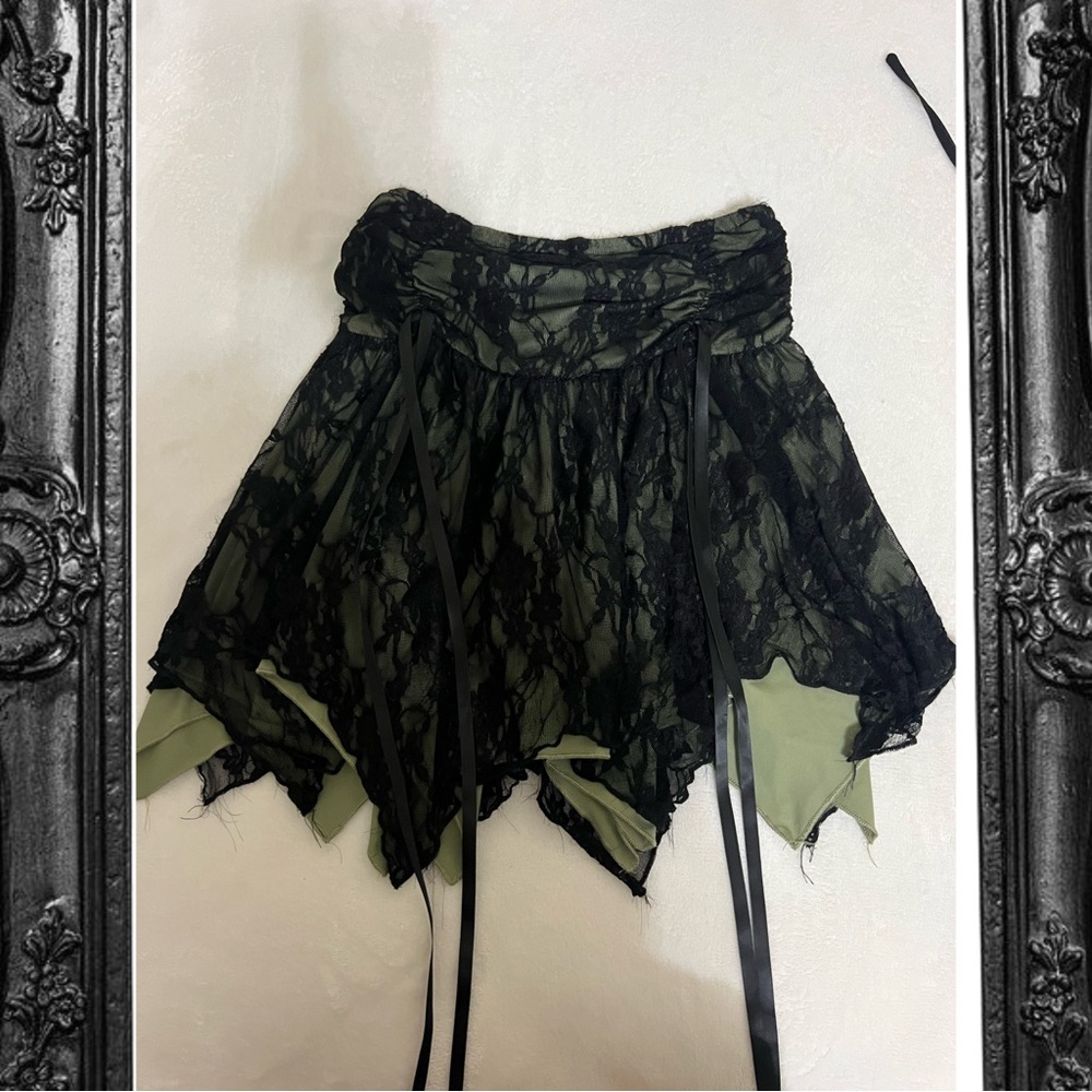Fairycore Lace Mini Skirt